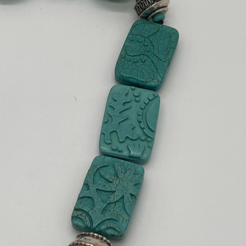 Silpada Turquoise Statement Beaded Necklace - Picture 2 of 5